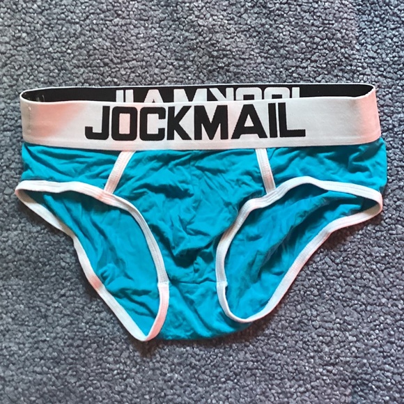 Jockmail, turquoise blue , medium brief - Picture 2 of 8